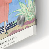 Art Deco Palm Beach Scene – Elegant 1920s Fashion Wall Art Print