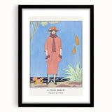Art Deco Palm Beach Scene – Elegant 1920s Fashion Wall Art Print
