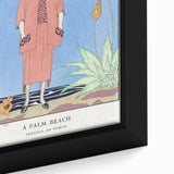 Art Deco Palm Beach Scene – Elegant 1920s Fashion Wall Art Print