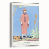 Art Deco Palm Beach Scene – Elegant 1920s Fashion Wall Art Print