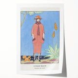 Art Deco Palm Beach Scene – Elegant 1920s Fashion Wall Art Print