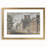 Neoclassical Art Print - North Front of Chelsea Hospital - Historic Reproduction