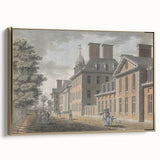 Neoclassical Art Print - North Front of Chelsea Hospital - Historic Reproduction