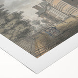 Neoclassical Art Print - North Front of Chelsea Hospital - Historic Reproduction