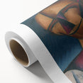 Expressive Cubist Portrait - Picasso-Inspired Geometric Wall Art Print