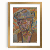 Expressionist Art Portrait – Vibrant Modern Expressionism Canvas Print