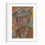 Expressionist Art Portrait – Vibrant Modern Expressionism Canvas Print
