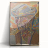 Expressionist Art Portrait – Vibrant Modern Expressionism Canvas Print
