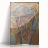 Expressionist Art Portrait – Vibrant Modern Expressionism Canvas Print