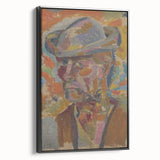 Expressionist Art Portrait – Vibrant Modern Expressionism Canvas Print