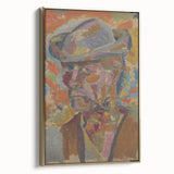 Expressionist Art Portrait – Vibrant Modern Expressionism Canvas Print