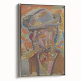 Expressionist Art Portrait – Vibrant Modern Expressionism Canvas Print
