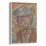 Expressionist Art Portrait – Vibrant Modern Expressionism Canvas Print