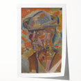 Expressionist Art Portrait – Vibrant Modern Expressionism Canvas Print