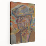 Expressionist Art Portrait – Vibrant Modern Expressionism Canvas Print
