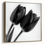 Floral and botanical-themed framed canvas artwork in silver and gold tones, showcasing intricate designs and a modern aesthetic, perfect for elegant home decor.