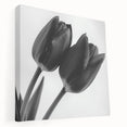 Floral and botanical stretched canvas artwork in side view, showcasing vibrant colors and intricate details, ideal for enhancing home decor aesthetics.