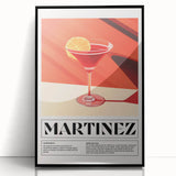 Large abstract wall art featuring a mid-century modernist design in black and white tones, acrylic framed.