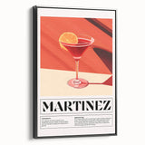 Black and white vintage poster art of a landscape on framed canvas, ideal for bedroom wall decor.