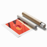 Extra large floral art on rolled print, featuring a variety of muted pink and green tones.