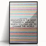 Large abstract wall art featuring geometric shapes in black and white, framed in acrylic, ideal for modern art wall decor.