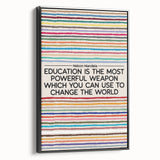 Black and white vintage poster art of a landscape, framed canvas, ideal for bedroom decor.