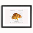 Extra large abstract art print of colorful pastries in black frame, textured style, ideal for living room decor.