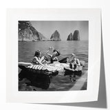 Rolled print featuring a floral art design in pastel shades, ideal for art wall dining room placement.