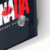 Patriotic Canadian Wall Art - Canada Day Decorations & Maple Leaf Art