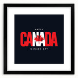Patriotic Canadian Wall Art - Canada Day Decorations & Maple Leaf Art
