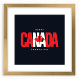 Patriotic Canadian Wall Art - Canada Day Decorations & Maple Leaf Art