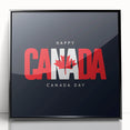Patriotic Canadian Wall Art - Canada Day Decorations & Maple Leaf Art