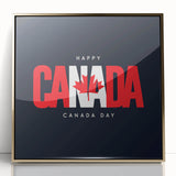 Patriotic Canadian Wall Art - Canada Day Decorations & Maple Leaf Art
