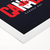 Patriotic Canadian Wall Art - Canada Day Decorations & Maple Leaf Art