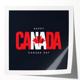 Patriotic Canadian Wall Art - Canada Day Decorations & Maple Leaf Art