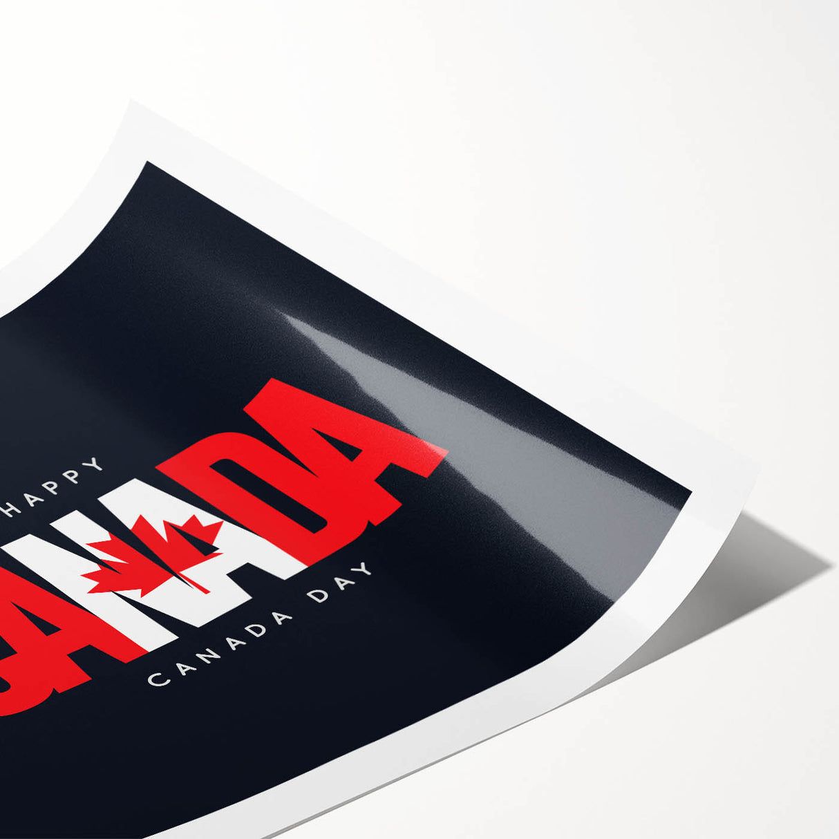 Patriotic Canadian Wall Art - Canada Day Decorations & Maple Leaf Art