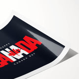 Patriotic Canadian Wall Art - Canada Day Decorations & Maple Leaf Art