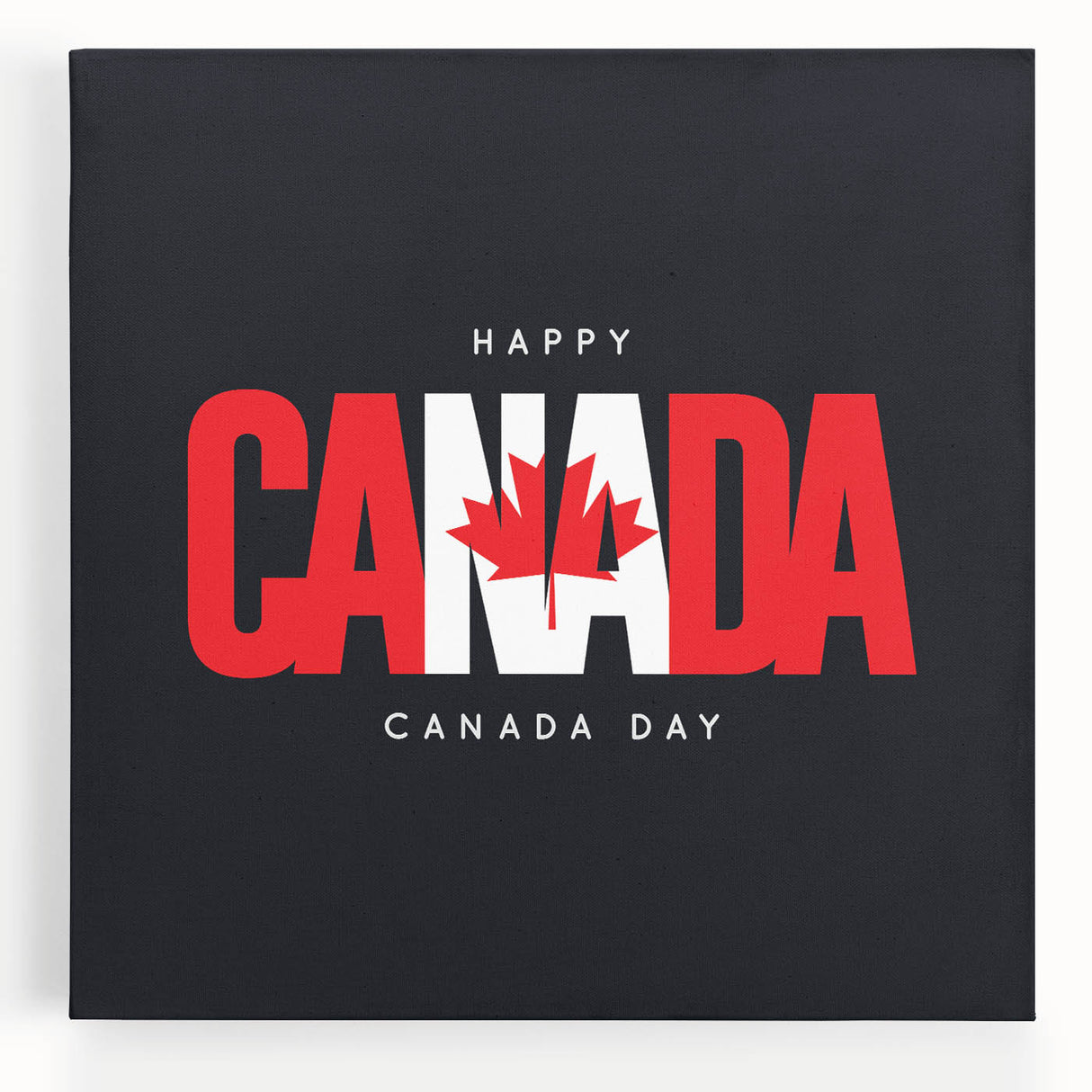 Patriotic Canadian Wall Art - Canada Day Decorations & Maple Leaf Art