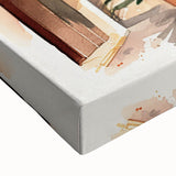 Mexican Fiesta Wall Art - Colorful Street Scene with Papel Picado