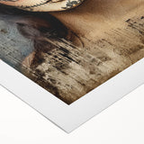 Romantic Sugar Skull Woman – Día de los Muertos Wall Art