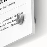 Funny St. Patrick’s Day Wall Art – Irish Typography Print Decor