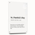 Funny St. Patrick’s Day Wall Art – Irish Typography Print Decor