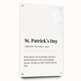 Funny St. Patrick’s Day Wall Art – Irish Typography Print Decor