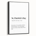 Funny St. Patrick’s Day Wall Art – Irish Typography Print Decor