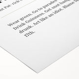 Funny St. Patrick’s Day Wall Art – Irish Typography Print Decor