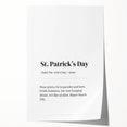 Funny St. Patrick’s Day Wall Art – Irish Typography Print Decor