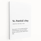 Funny St. Patrick’s Day Wall Art – Irish Typography Print Decor
