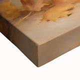 Vintage Fall Wall Art - Rustic Books & Autumn Leaves Canvas