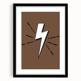 Lightning Bolt - Boys Room Wall Art Kids Wall Art Prints