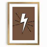 Lightning Bolt - Boys Room Wall Art Kids Wall Art Prints